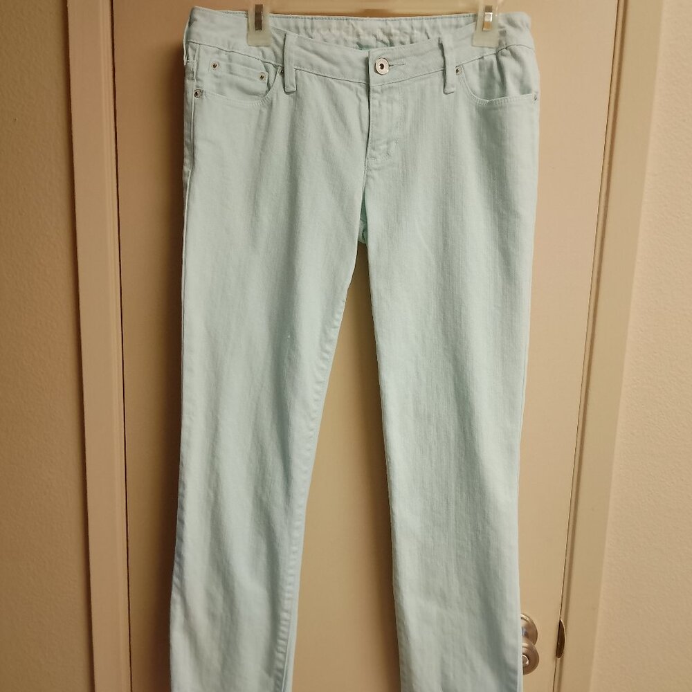 Women's Jrs Y2K Bullhead Hermosa Sky Blue Super Skinny Jeans Size 9